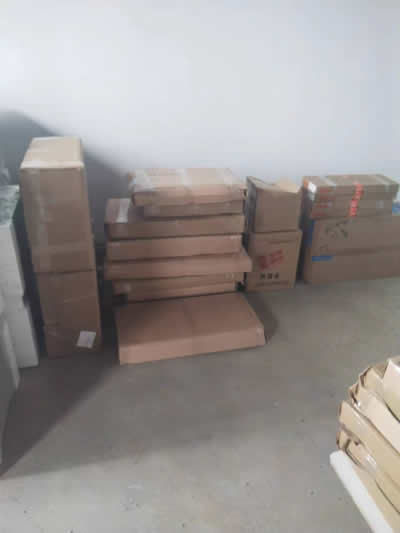 奉化城区办公楼装修建材搬运实拍